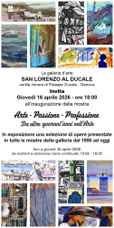 Inaugurazione gioved&igrave; 16 aprile 2026 alle ore 18:00